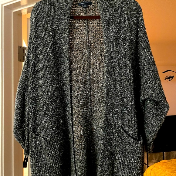 Buttonless Yarn Sweater Cardigan - Picture 1 of 2